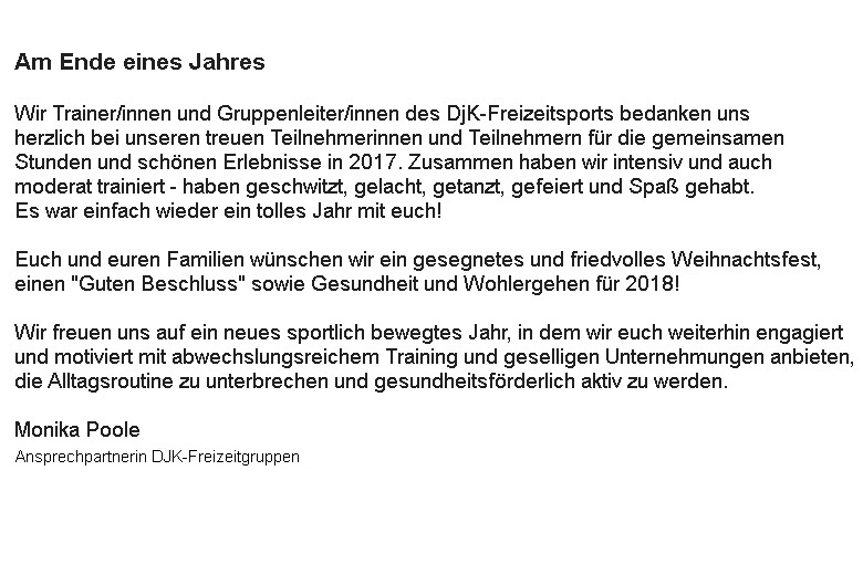 Freizeitgruppen
